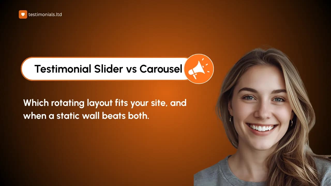 Testimonial Slider vs Testimonial Carousel: Which Layout to Use